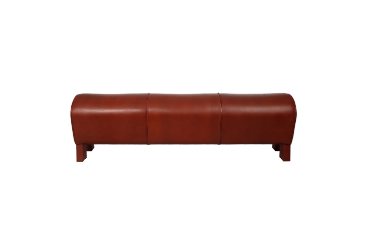 LEATHER POUFFE